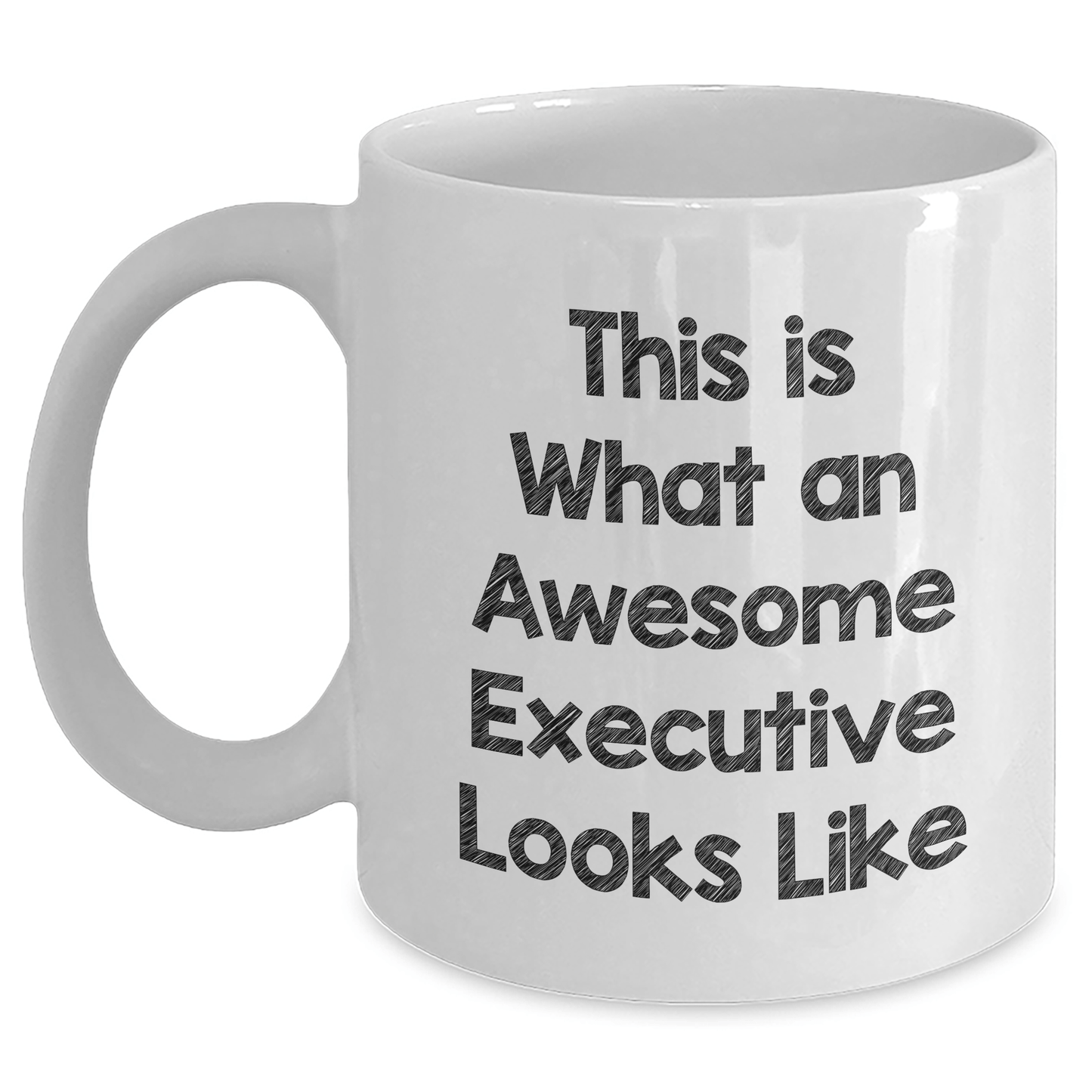 Funny Executive Gifts for Him, 'This Is What An Awesome Executive Looks Like' White Coffee Mug, Father's Day Unique Gifts from Men to Executive Friends and Coworkers - The Buy Boom