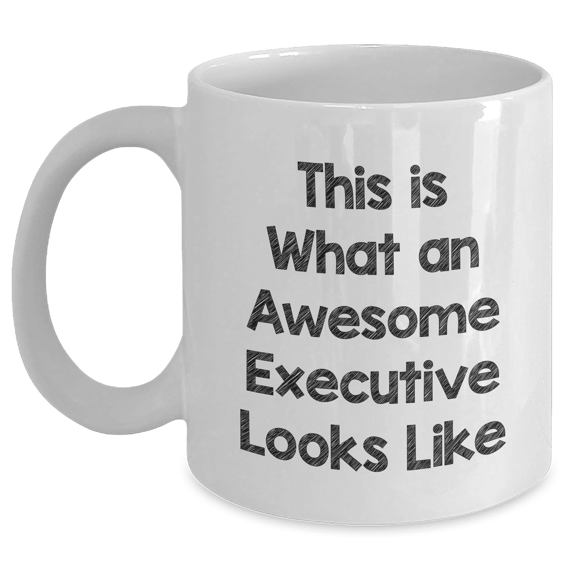 Funny Executive Gifts for Him, 'This Is What An Awesome Executive Looks Like' White Coffee Mug, Father's Day Unique Gifts from Men to Executive Friends and Coworkers - The Buy Boom