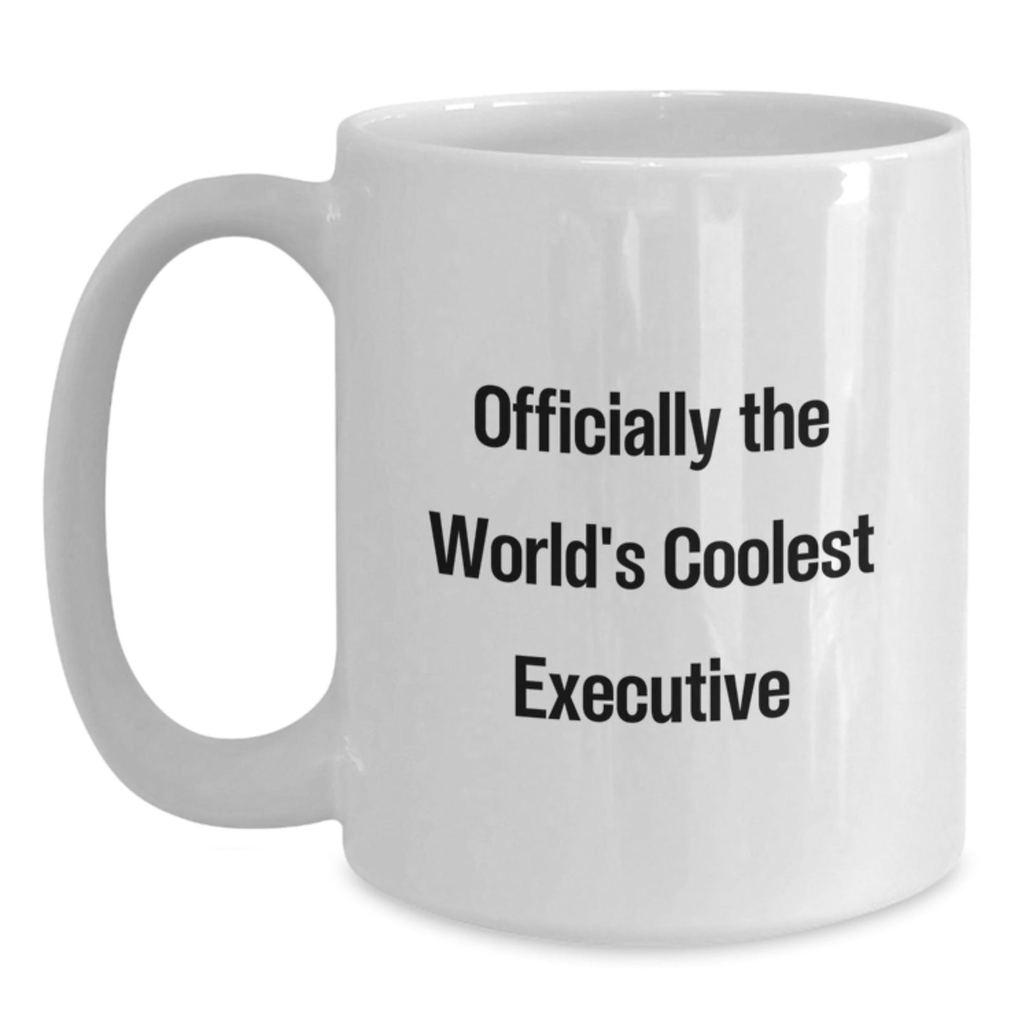 Funny Executive Gifts from Friends for the World's Coolest Executive White Coffee Mug, Ideal for Christmas Unique Gifts - The Buy Boom