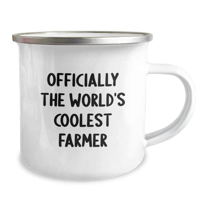 Funny Farmer Camping Mug, Officially The World's Coolest Farmer Gifts from Men to Friends for Christmas Unique Presents - The Buy Boom