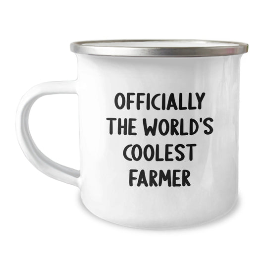 Funny Farmer Camping Mug, Officially The World's Coolest Farmer Gifts from Men to Friends for Christmas Unique Presents - The Buy Boom