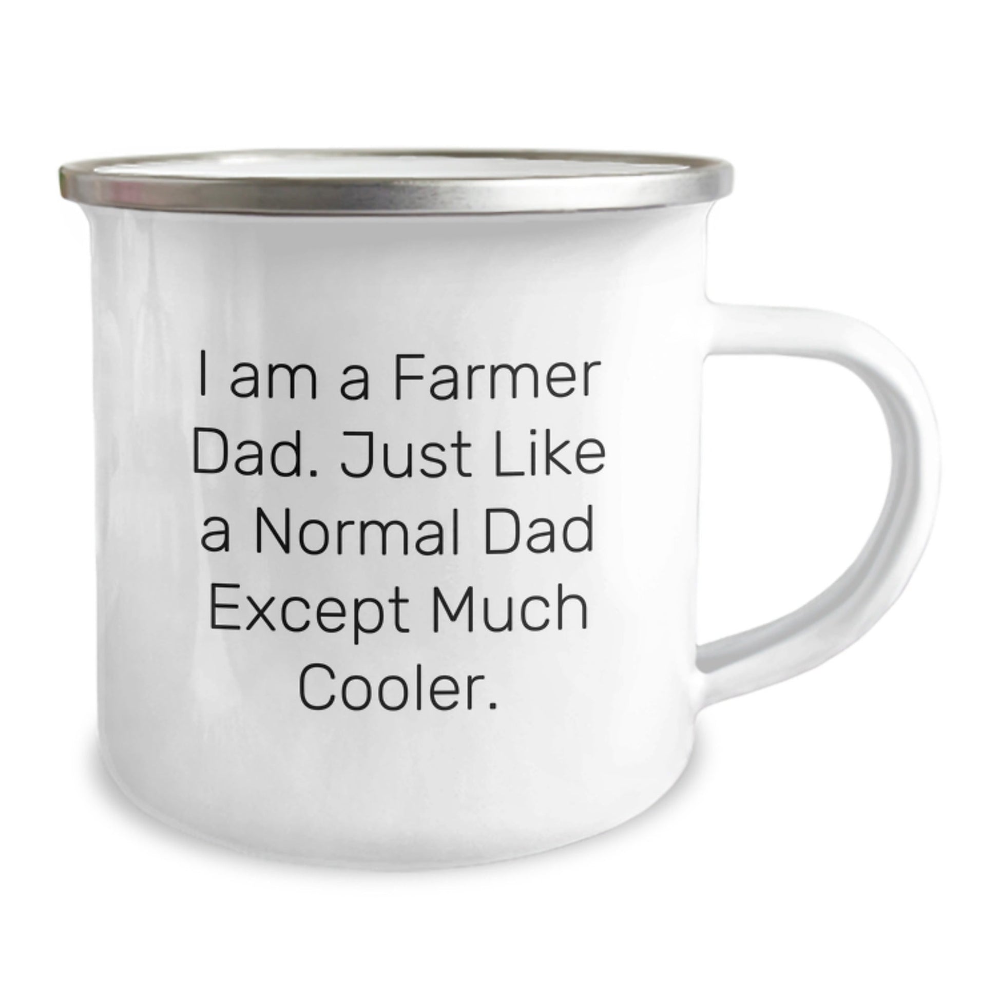 Funny Farmer Gifts for Camping Lovers, Unique Christmas Unique Gifts from Dad to Farmer Men, I Am A Farmer Dad Except Much Cooler Camping Mug - The Buy Boom