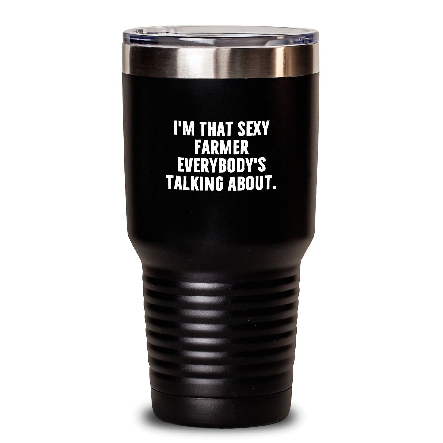 Funny Farmer Gifts from Friends - Sexy Farmer Tumbler for Men, 20oz or 30oz Hot and Cold Insulated Tumbler for Christmas Unique Gifts - The Buy Boom