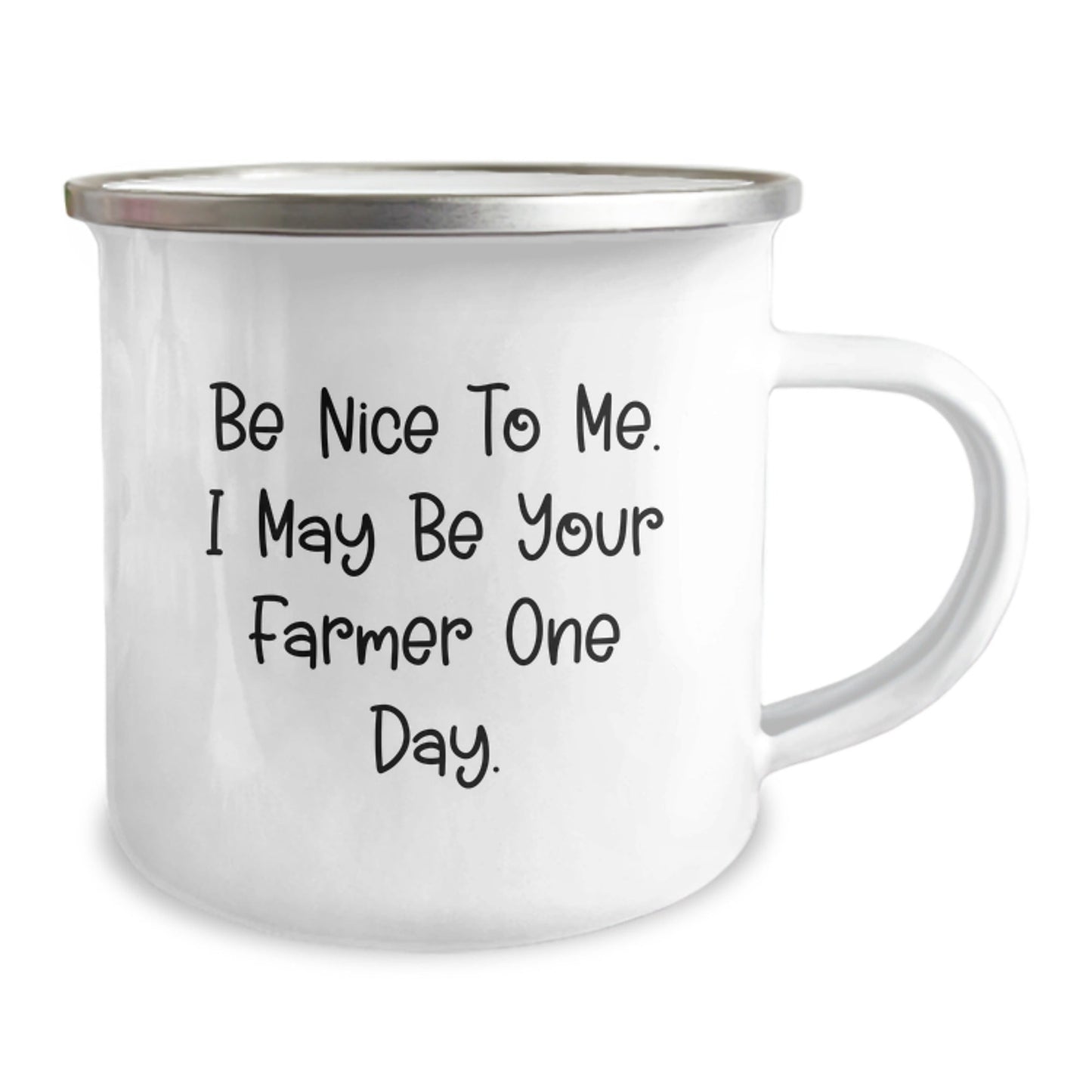 Funny Farmer Gifts from Men for Friends - Camping Mug with Inspirational Quote - Christmas Unique Presents - The Buy Boom