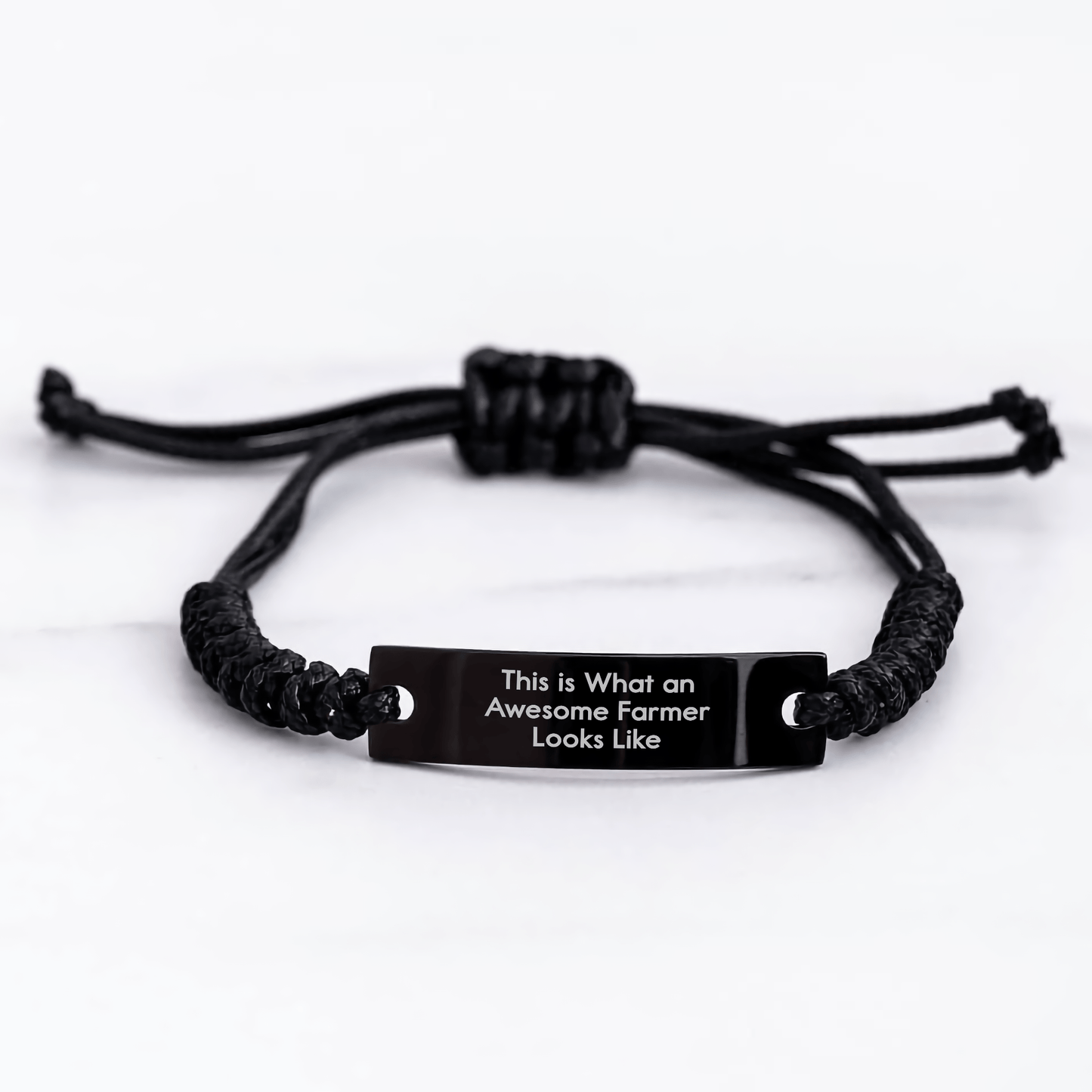Funny Farmer Gifts: This Is What An Awesome Farmer Looks Like Rope Bracelet, Gifts from Men, Gifts for Farmer, Unique Father's Day Unique Gifts - The Buy Boom