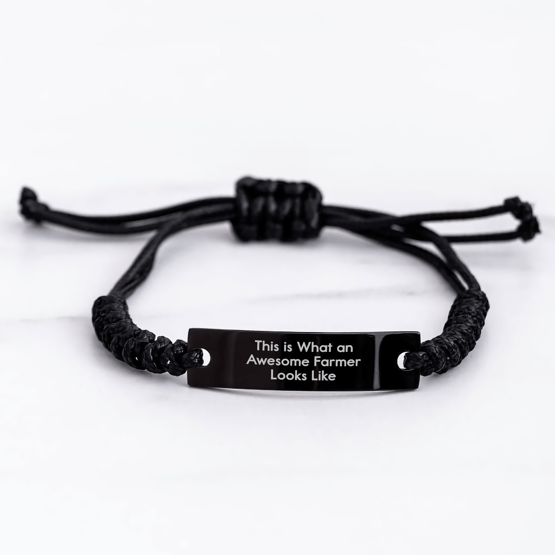 Funny Farmer Gifts: This Is What An Awesome Farmer Looks Like Rope Bracelet, Gifts from Men, Gifts for Farmer, Unique Father's Day Unique Gifts - The Buy Boom