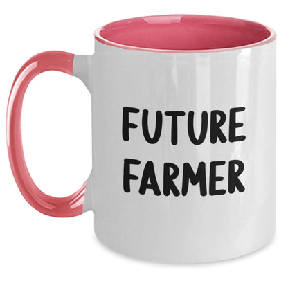 Funny Farmer Gifts, Unique Two Tone Coffee Mugs, Future Farmer, Christmas Unique Gifts from Friends to Family - The Buy Boom