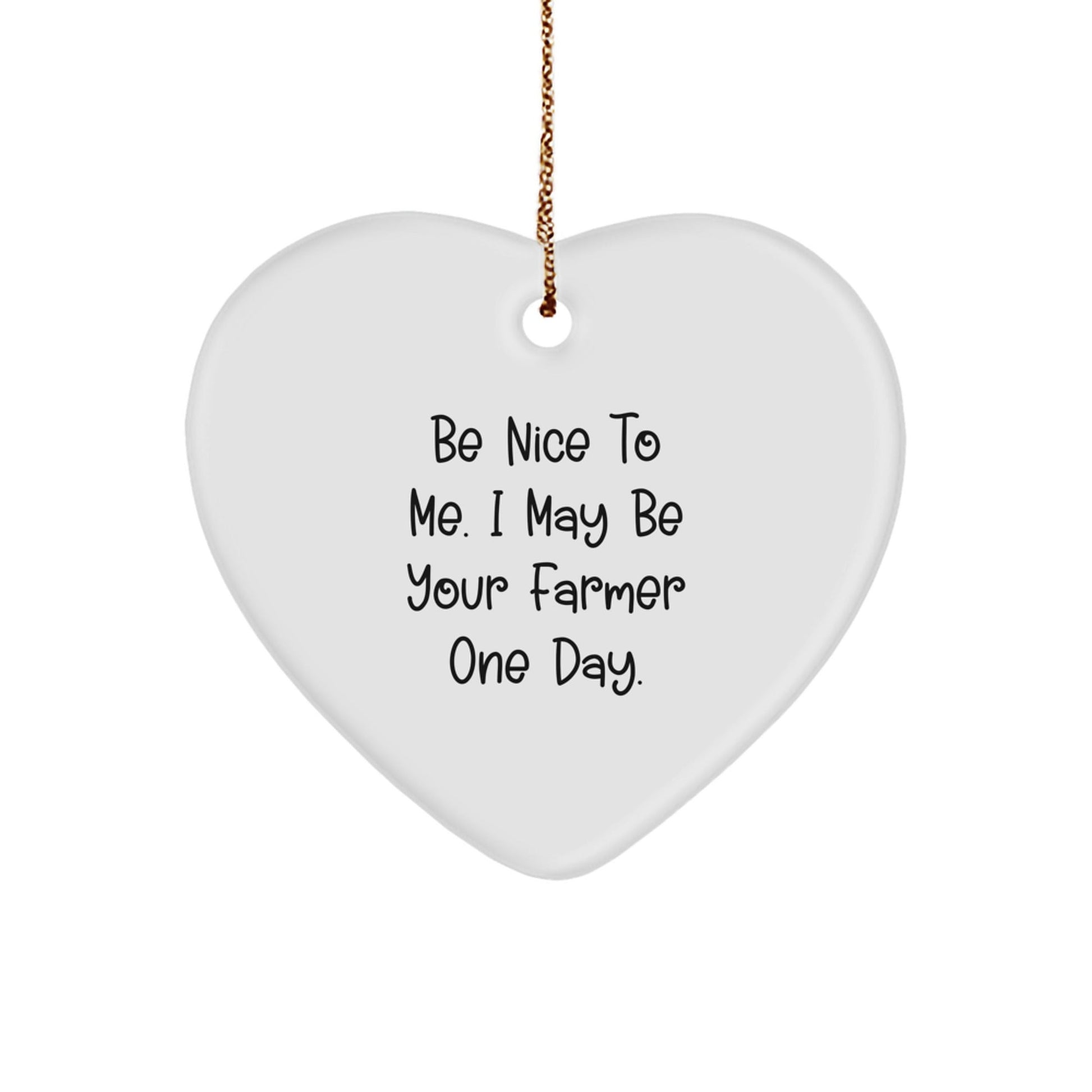 Funny Farmer Heart Ornament Gifts from Men to Farmer Friends for Christmas Unique Gifts - The Buy Boom