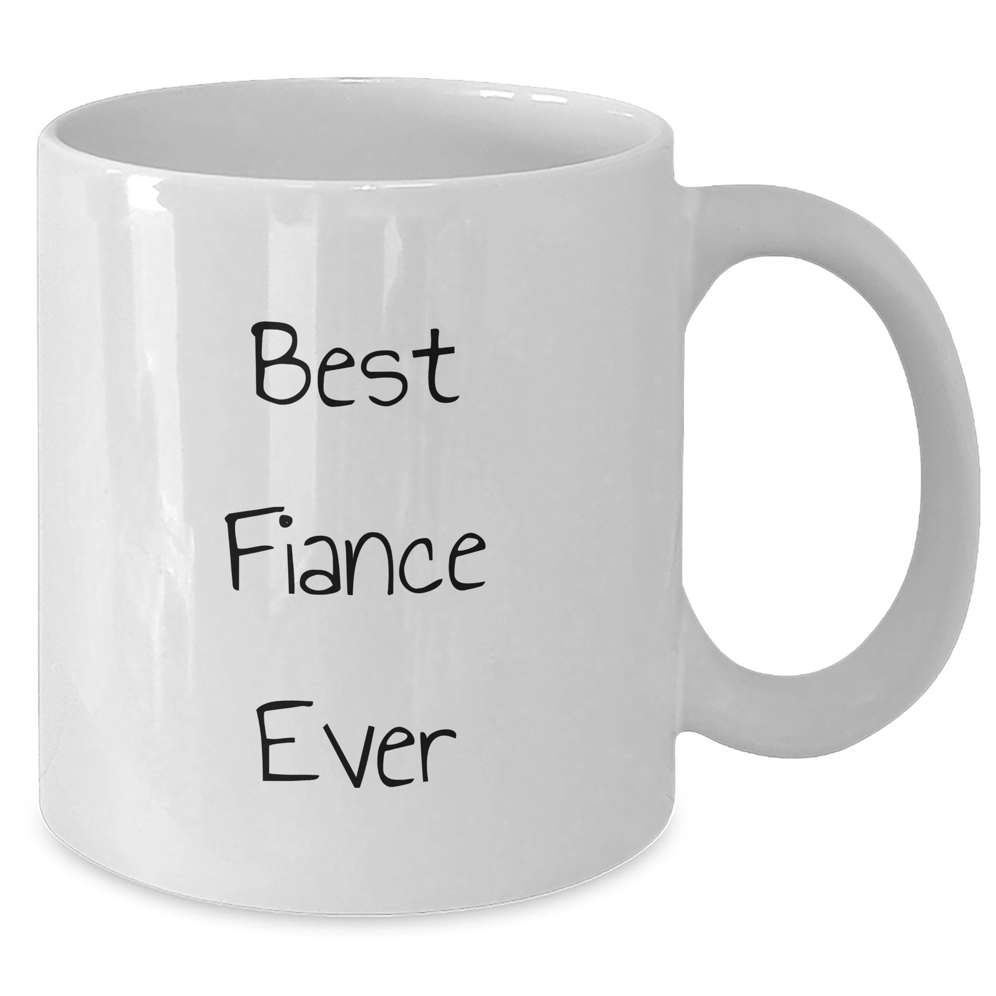 Funny Fiance Gifts, Best Fiance Ever White Coffee Mug, Gifts from Men to Fiance for Father's Day - The Buy Boom