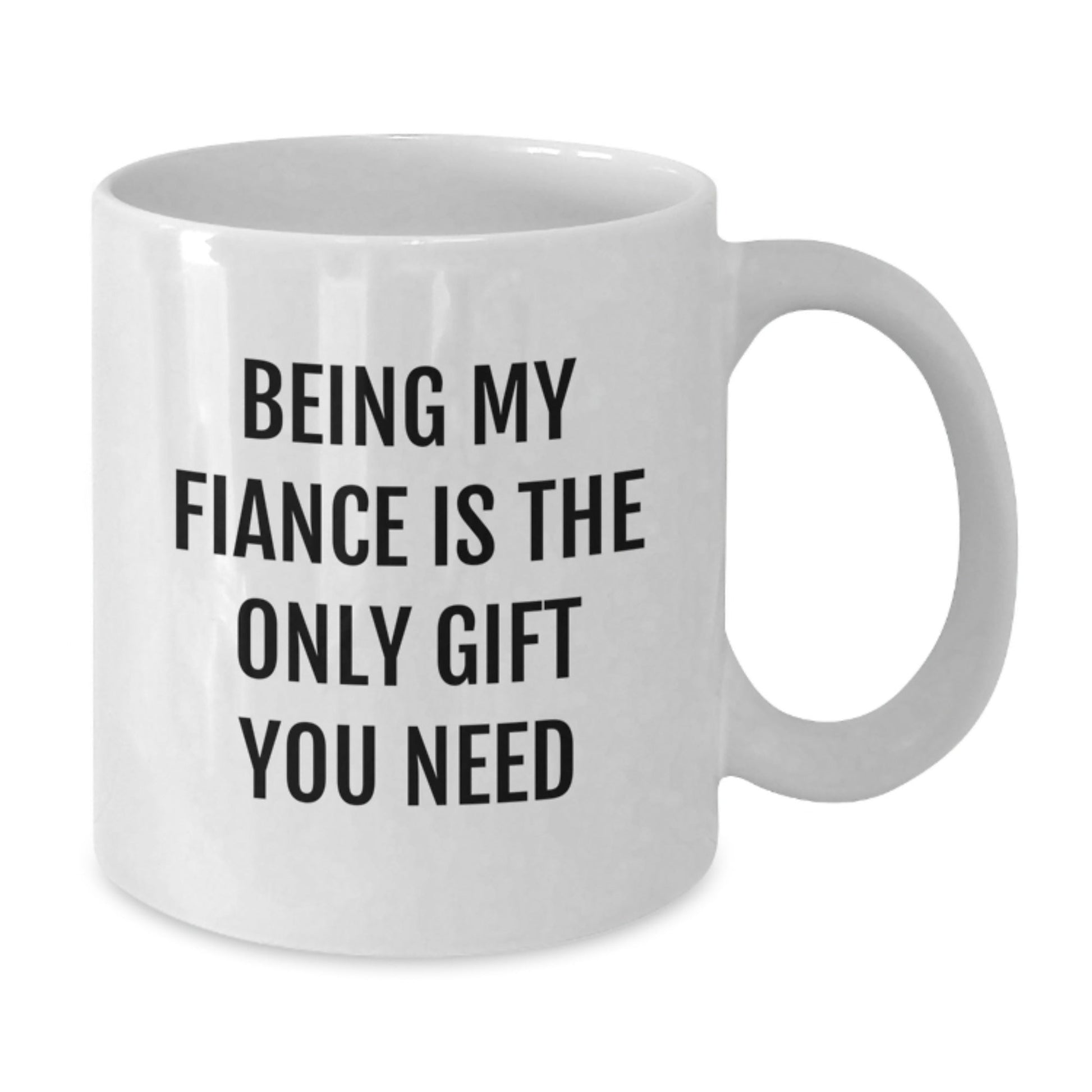 Funny Fiance Gifts from Men to Women, Unique White Coffee Mugs for Christmas Unique Gifts for Fiance - The Buy Boom