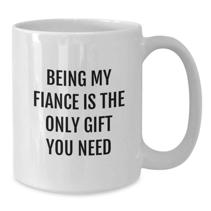 Funny Fiance Gifts from Men to Women, Unique White Coffee Mugs for Christmas Unique Gifts for Fiance - The Buy Boom
