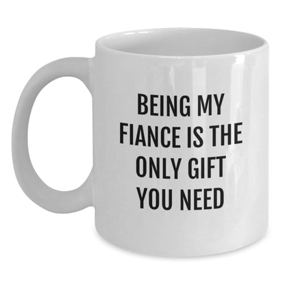 Funny Fiance Gifts from Men to Women, Unique White Coffee Mugs for Christmas Unique Gifts for Fiance - The Buy Boom