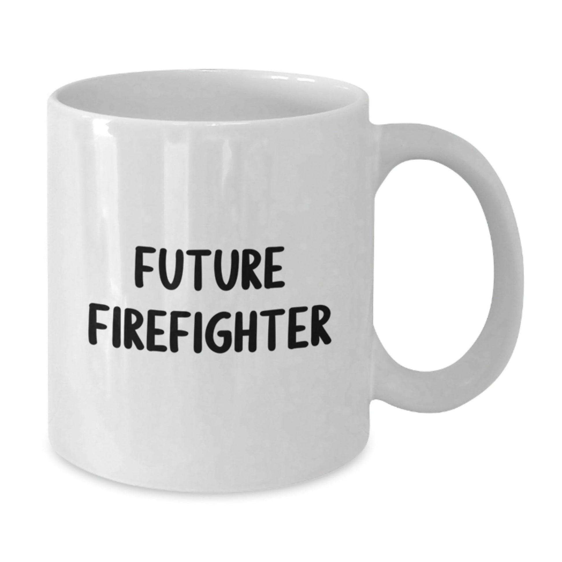 Funny Firefighter Gifts for Men Women Friends Coworkers Family - Future Firefighter White Coffee Mug, Christmas Unique Gifts - The Buy Boom