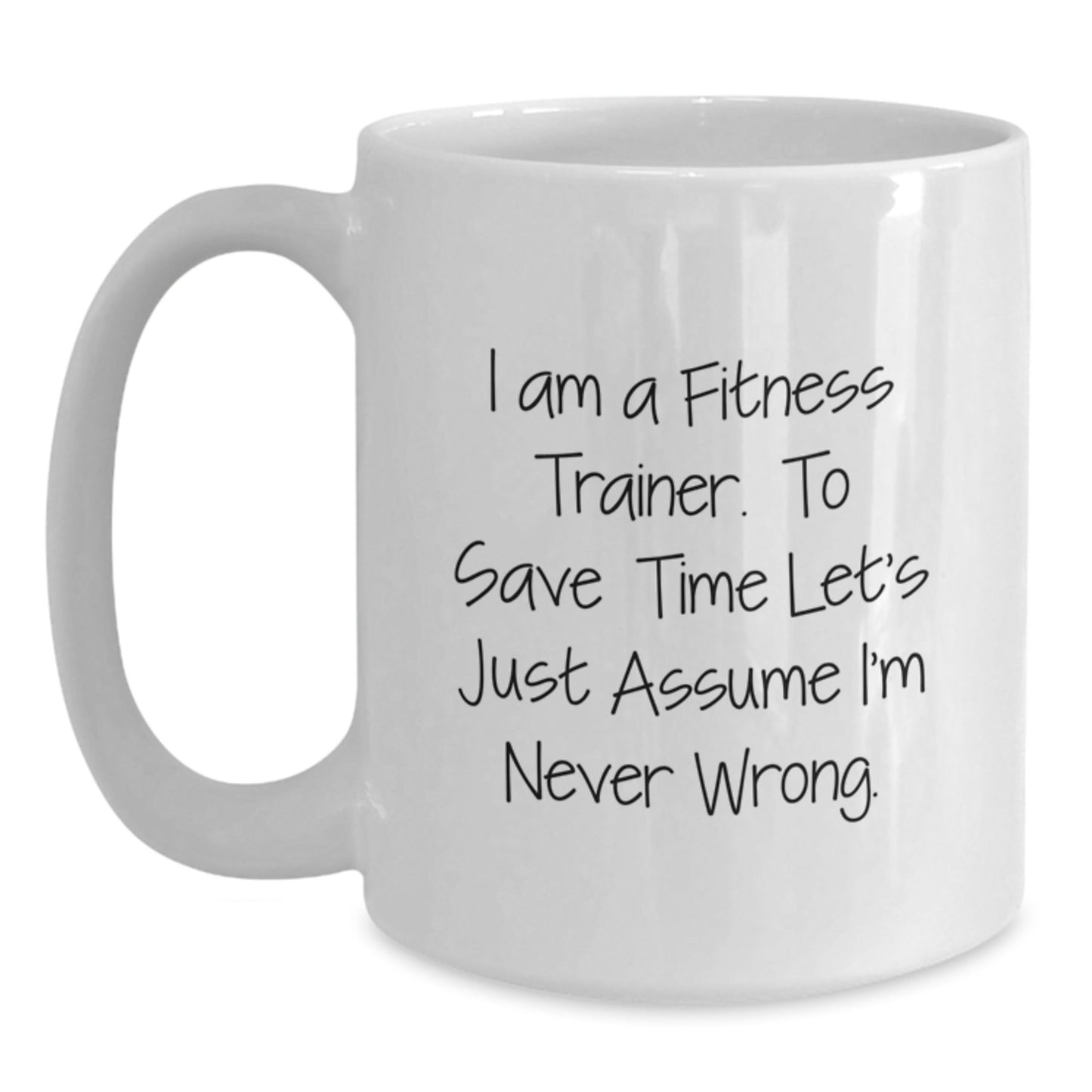 Funny Fitness Trainer White Coffee Mugs Gifts from Friends for Christmas Unique - The Buy Boom