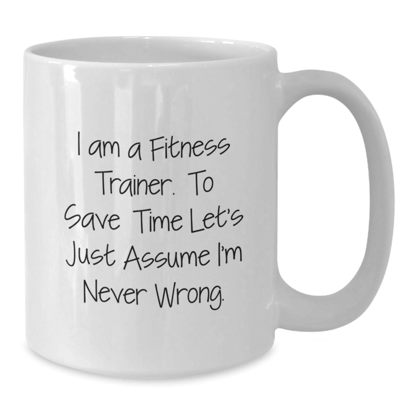 Funny Fitness Trainer White Coffee Mugs Gifts from Friends for Christmas Unique - The Buy Boom