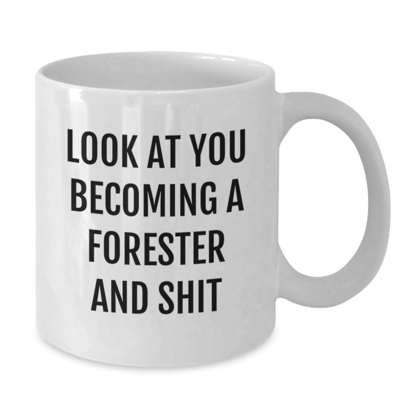 Funny Forester White Coffee Mug Gifts for Forester Men Christmas Unique Presents from Friends - The Buy Boom