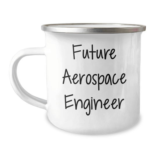 Funny Future Aerospace Engineer Gifts from Friends - Inspirational Camping Mug for Graduation 'Reach for the Stars' - The Buy Boom