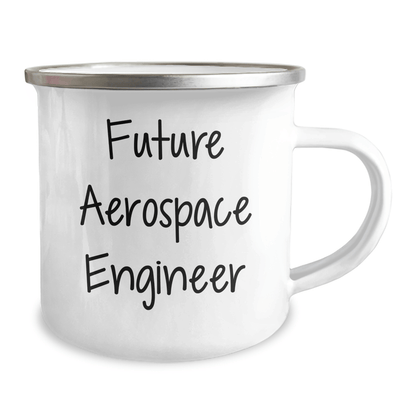Funny Future Aerospace Engineer Gifts from Friends - Inspirational Camping Mug for Graduation 'Reach for the Stars' - The Buy Boom