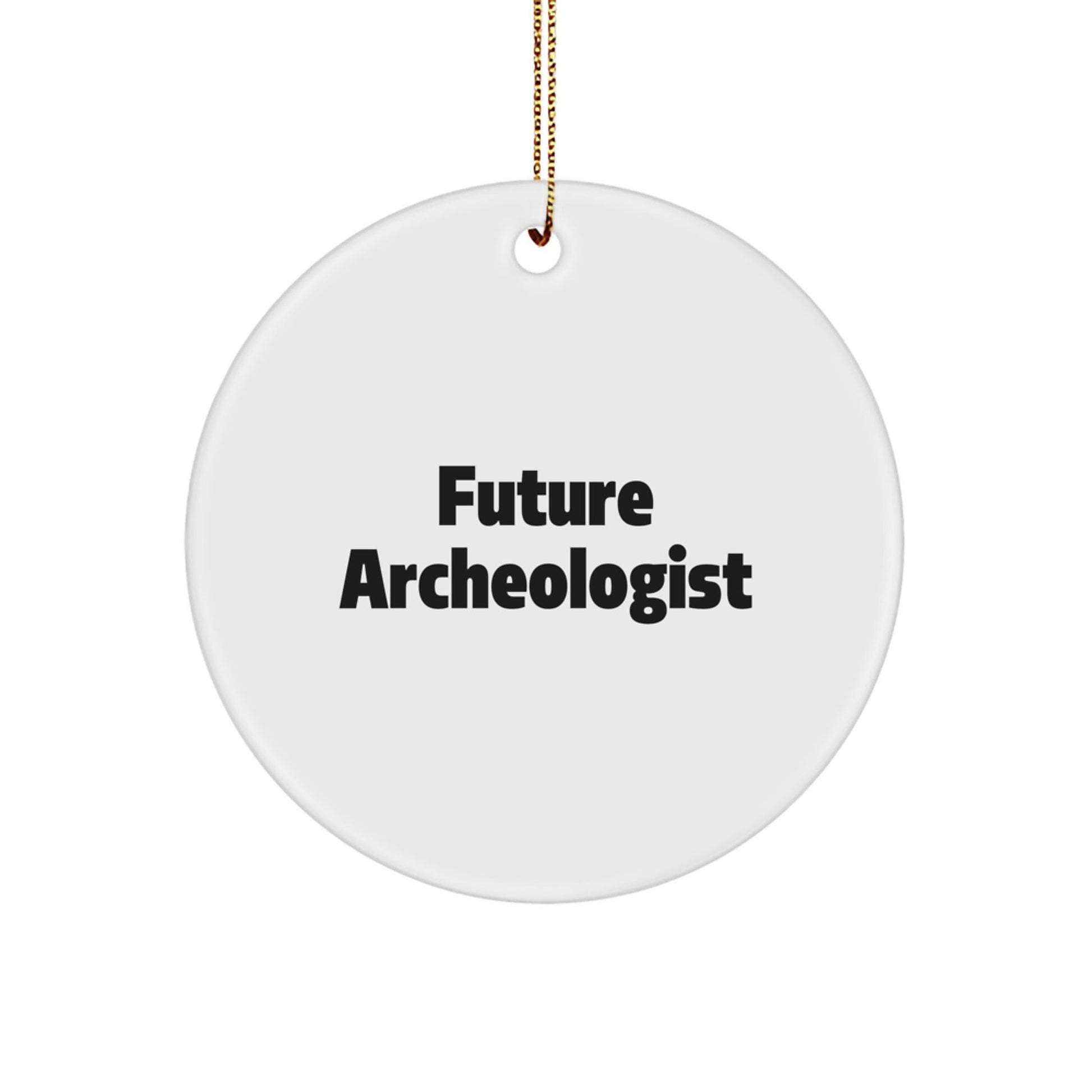 Funny Future Archeologist Christmas Unique Gifts for Her, Archeologist Circle Ornament, Inspirational Quote, Gifts from Friends, Unique Christmas Unique Gifts for Him - The Buy Boom
