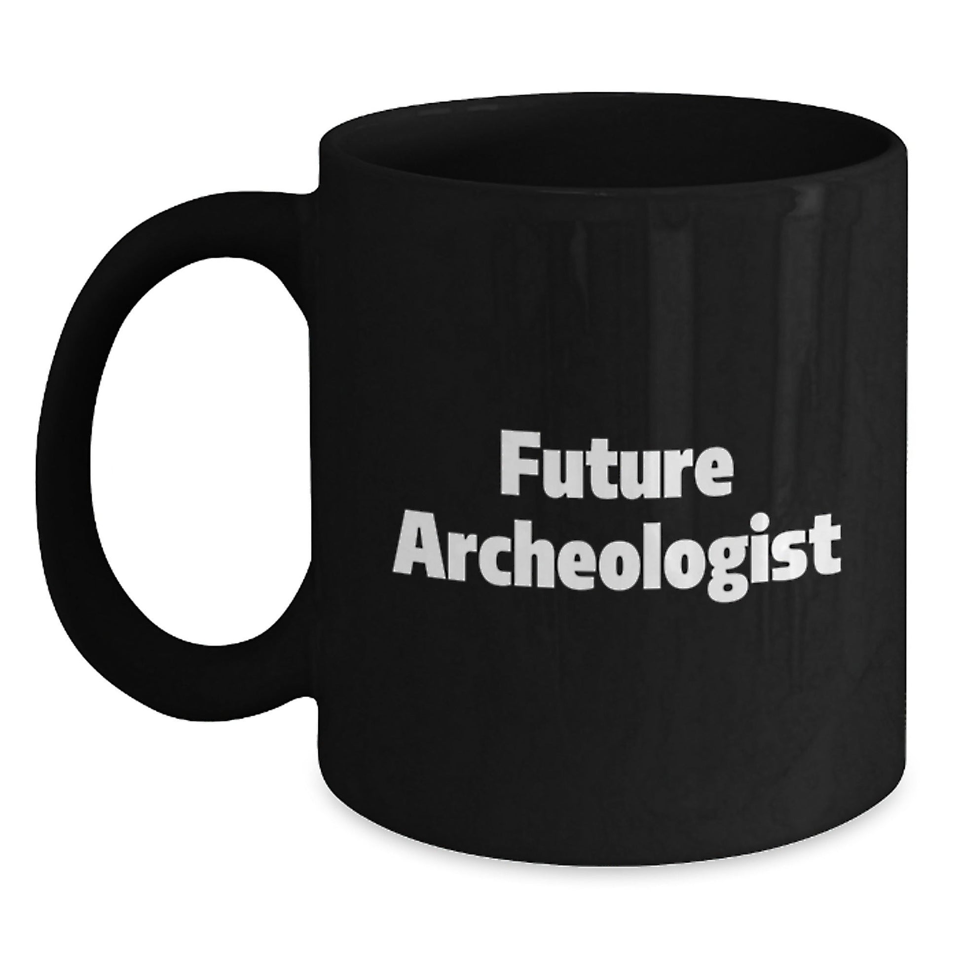 Funny Future Archeologist Gifts for Men, Women, and Friends - Archeologist Black Coffee Mug with Inspirational Quote - Unique Christmas Unique Gifts from Friends, Family, Coworkers - The Buy Boom
