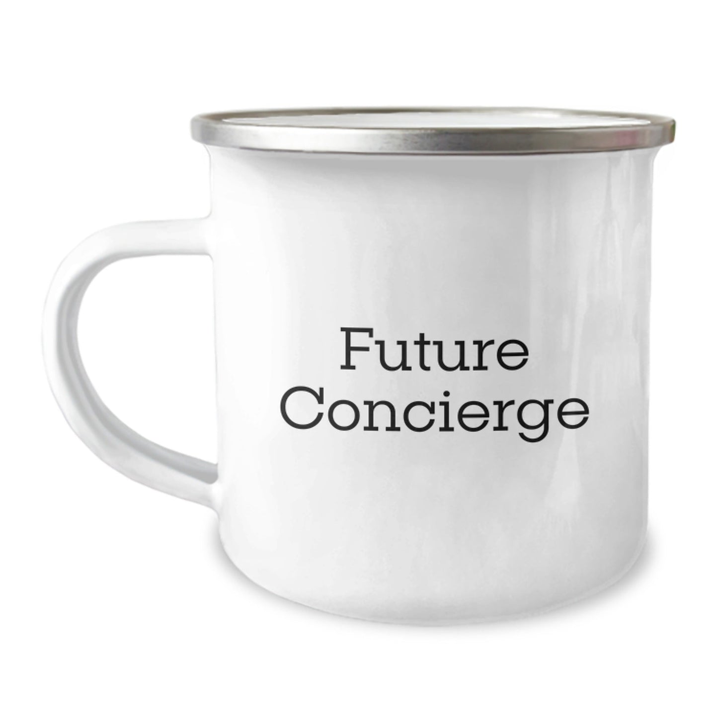 Funny Future Concierge Gifts from Men to Concierge for Christmas Camping Mug, Unique Concierge Gifts for Concierge with Inspirational Quote - The Buy Boom