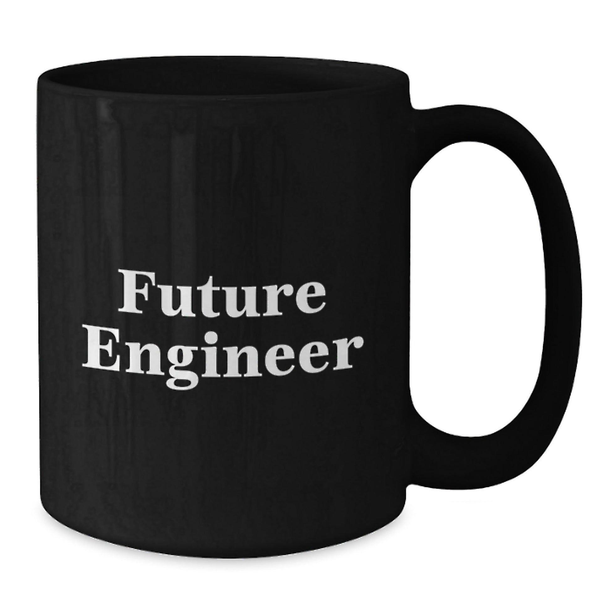 Funny Future Engineer Gifts from Friends, Black Coffee Mug for Engineer, Inspirational Quote 'Future Engineer' - Christmas Unique Gifts - The Buy Boom