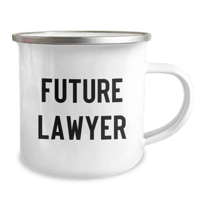 Funny Future Lawyer Gifts from Friends, Unique Camping Mug for Men, 'The Future is Bright' Quote, Graduation Unique Gifts for Lawyer - The Buy Boom