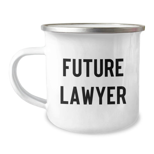 Funny Future Lawyer Gifts from Friends, Unique Camping Mug for Men, 'The Future is Bright' Quote, Graduation Unique Gifts for Lawyer - The Buy Boom