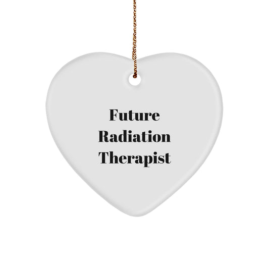 Funny Future Radiation Therapist Gifts for Men Women Friends Family Christmas Unique Heart Ornament - The Buy Boom