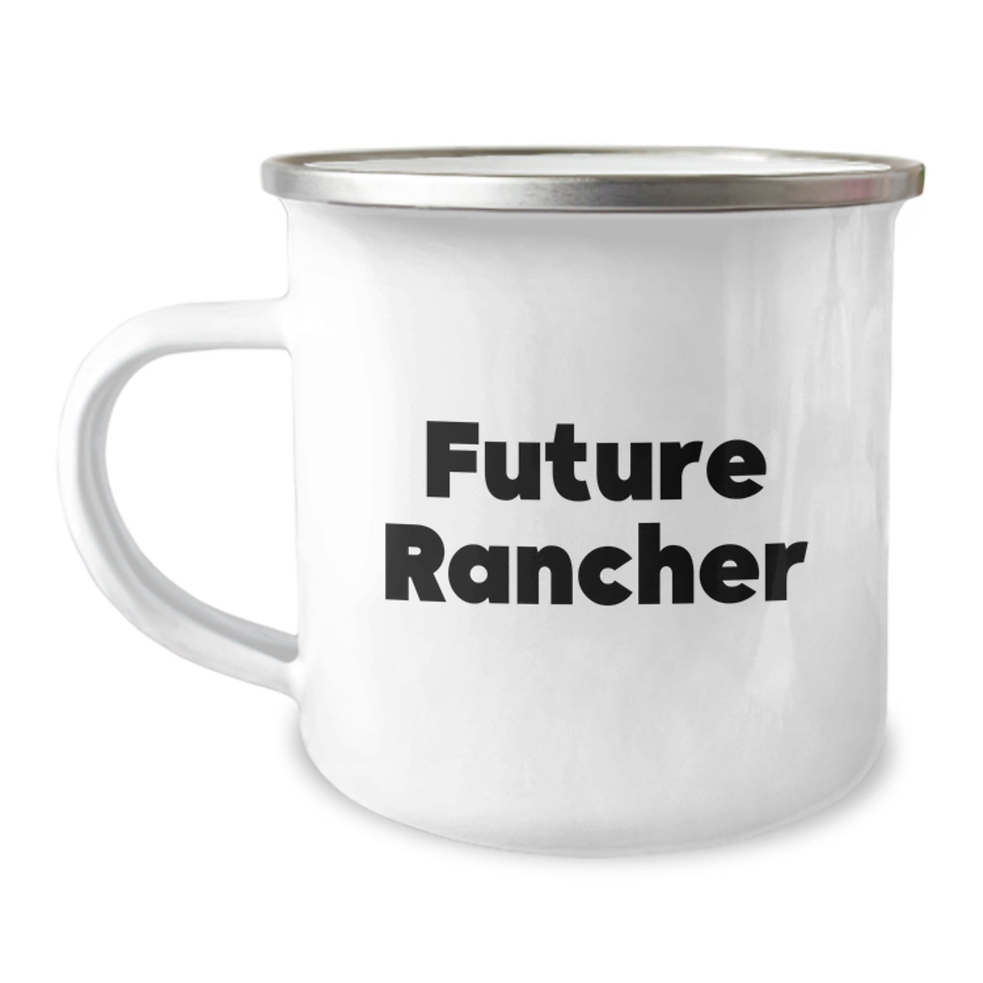 Funny Future Rancher Christmas Unique Gifts for Him, Gifts from Dad to Rancher, Camping Mug with Inspirational Quote - The Buy Boom