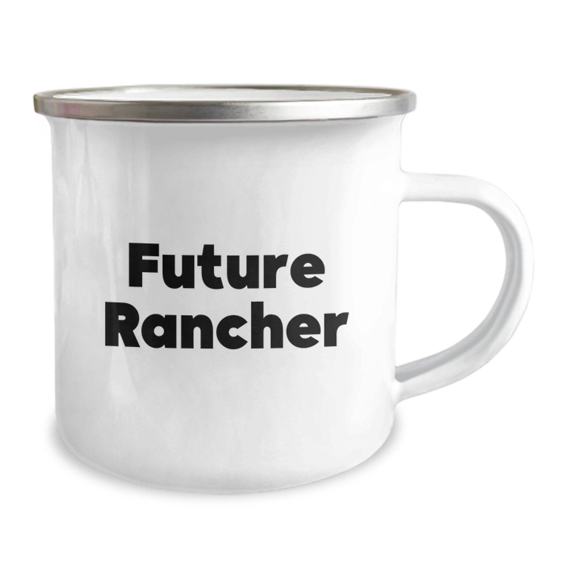 Funny Future Rancher Christmas Unique Gifts for Him, Gifts from Dad to Rancher, Camping Mug with Inspirational Quote - The Buy Boom