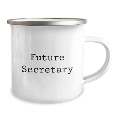 Funny Future Secretary Graduation Gifts from Friends, Inspirational Camping Mug for Men, Women, Coworkers, Family - The Buy Boom