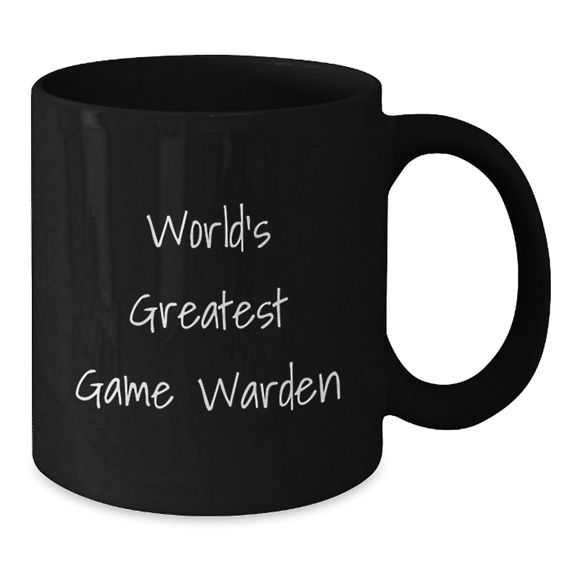 Funny Game Warden Gifts from Men - 'World's Greatest' Black Coffee Mug for Birthday Unique Gifts - The Buy Boom