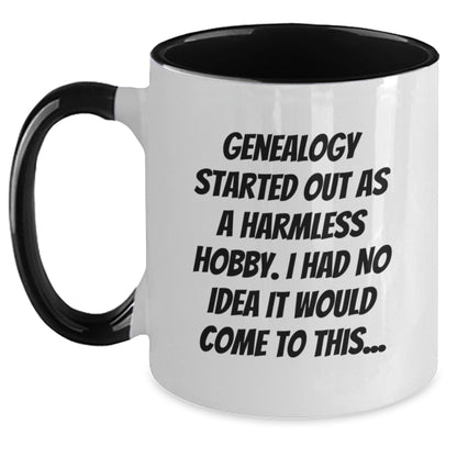 Funny Genealogy Gifts from Family for Genealogy Lovers - Two Tone Coffee Mug Christmas Unique Ideas - The Buy Boom