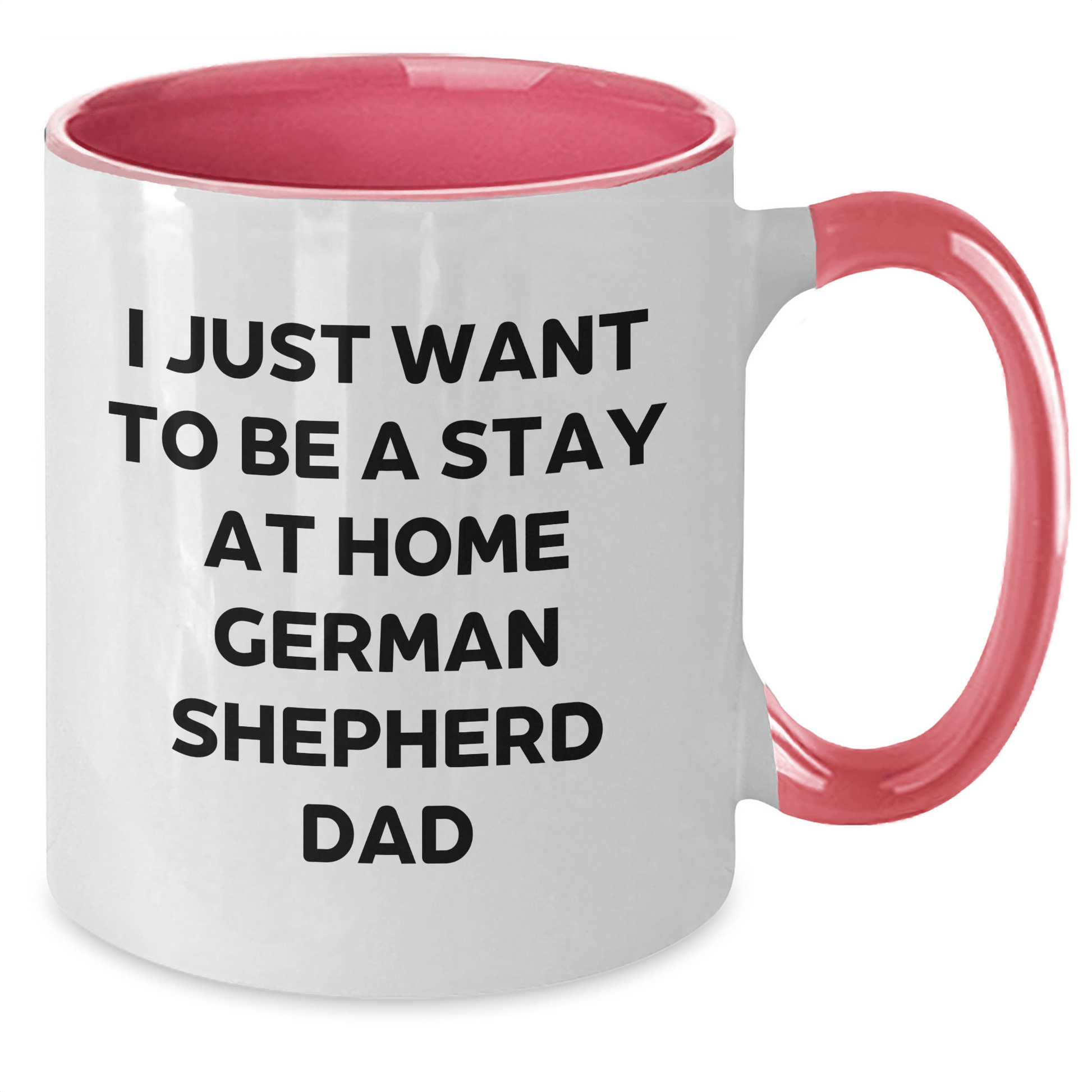 Funny German Shepherd Dog Dad Gifts from Men to German Shepherd Dog Lovers on Father's Day - Two Tone Coffee Mug - The Buy Boom