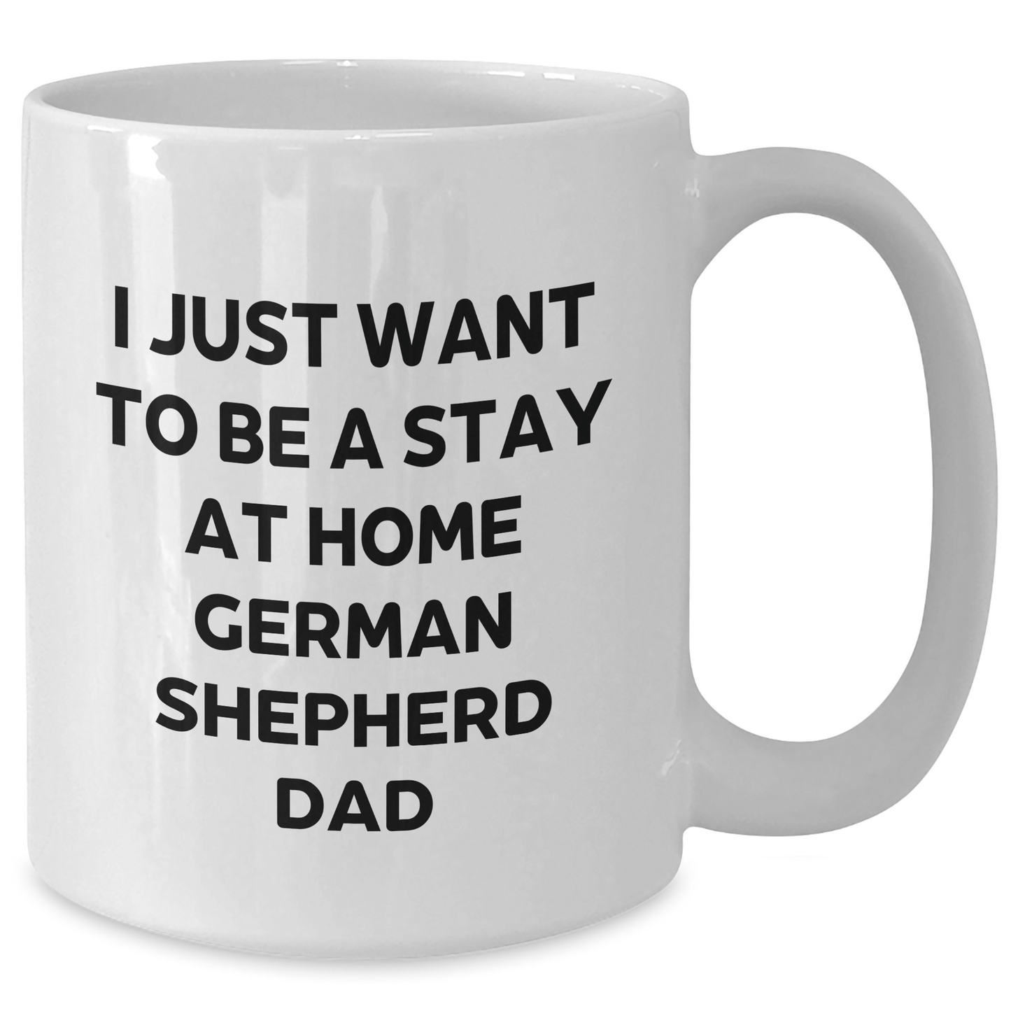 Funny German Shepherd Dog Dad Mug – Gift from Men for Father's Day - The Buy Boom
