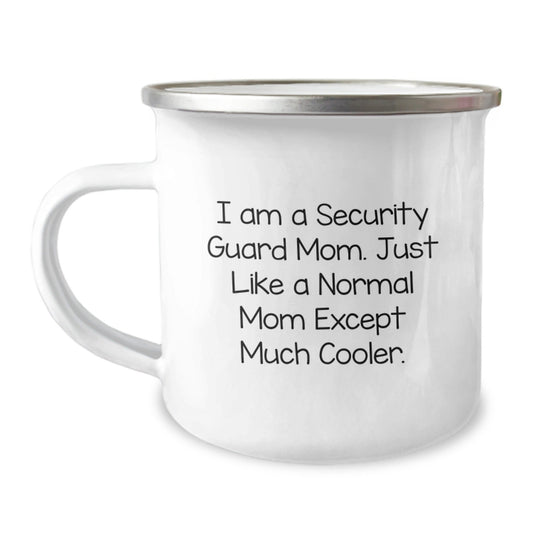 Funny Gift for Security Guard Mom, Unique Security Guard Gifts for Christmas, Camping Mug for Security Guard - The Buy Boom