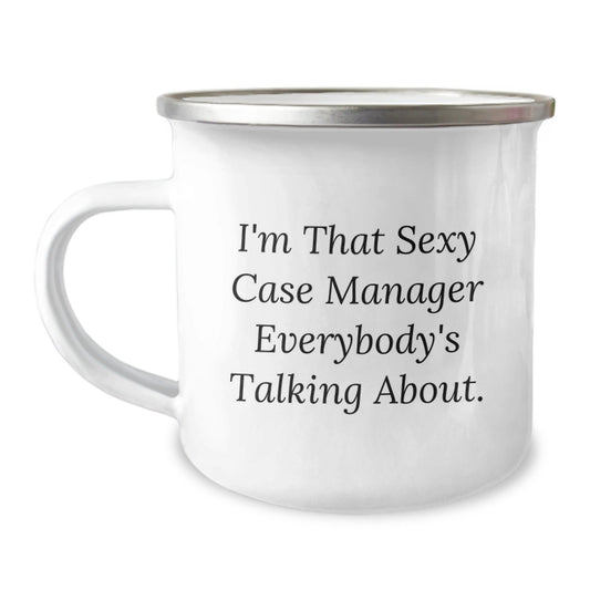 Funny Gifts for Case Managers, Christmas Unique Gifts from Friends, Camping Mug for Men - The Buy Boom