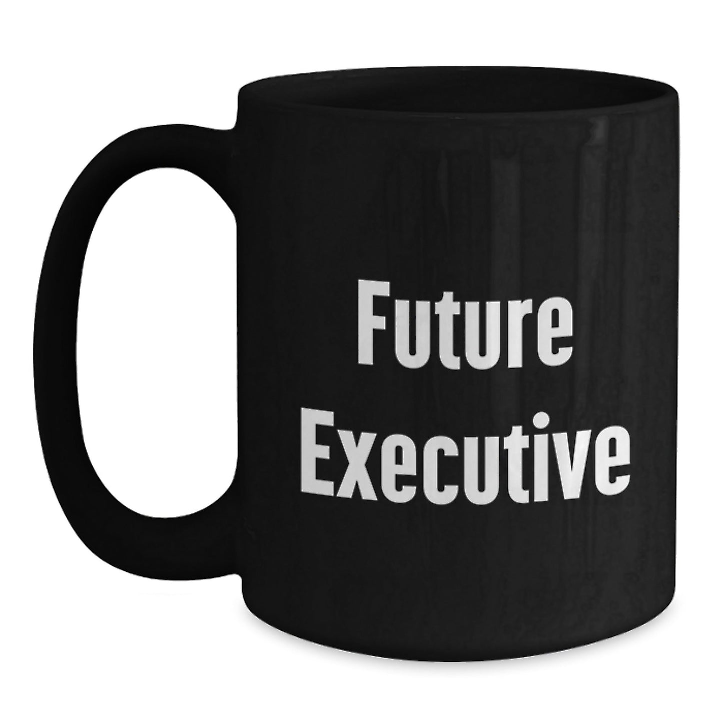 Funny Gifts for Future Executive Men from Family, Executive Black Coffee Mug with Inspirational Quote, Black Coffee Mugs for Christmas Unique Gifts - The Buy Boom