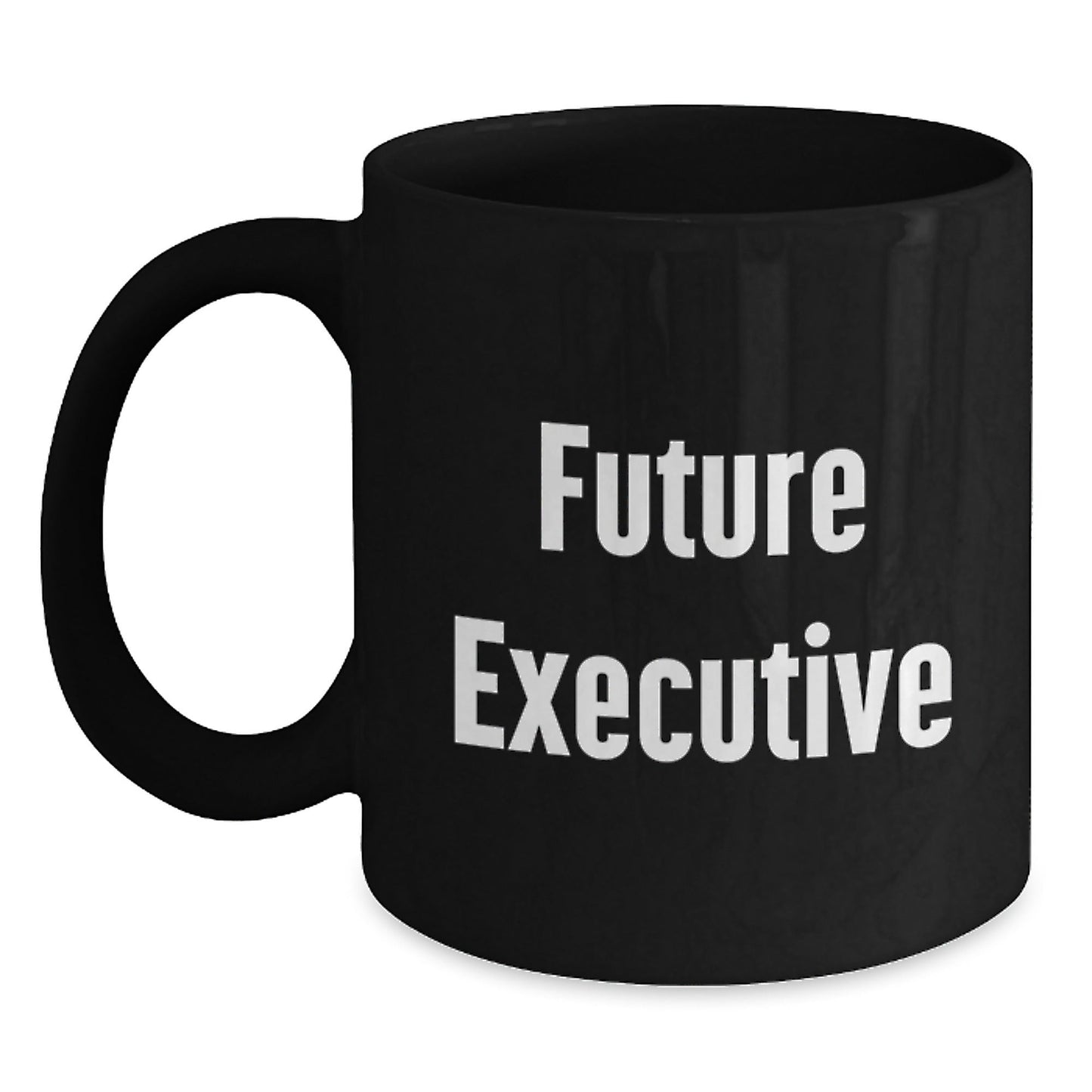 Funny Gifts for Future Executive Men from Family, Executive Black Coffee Mug with Inspirational Quote, Black Coffee Mugs for Christmas Unique Gifts - The Buy Boom