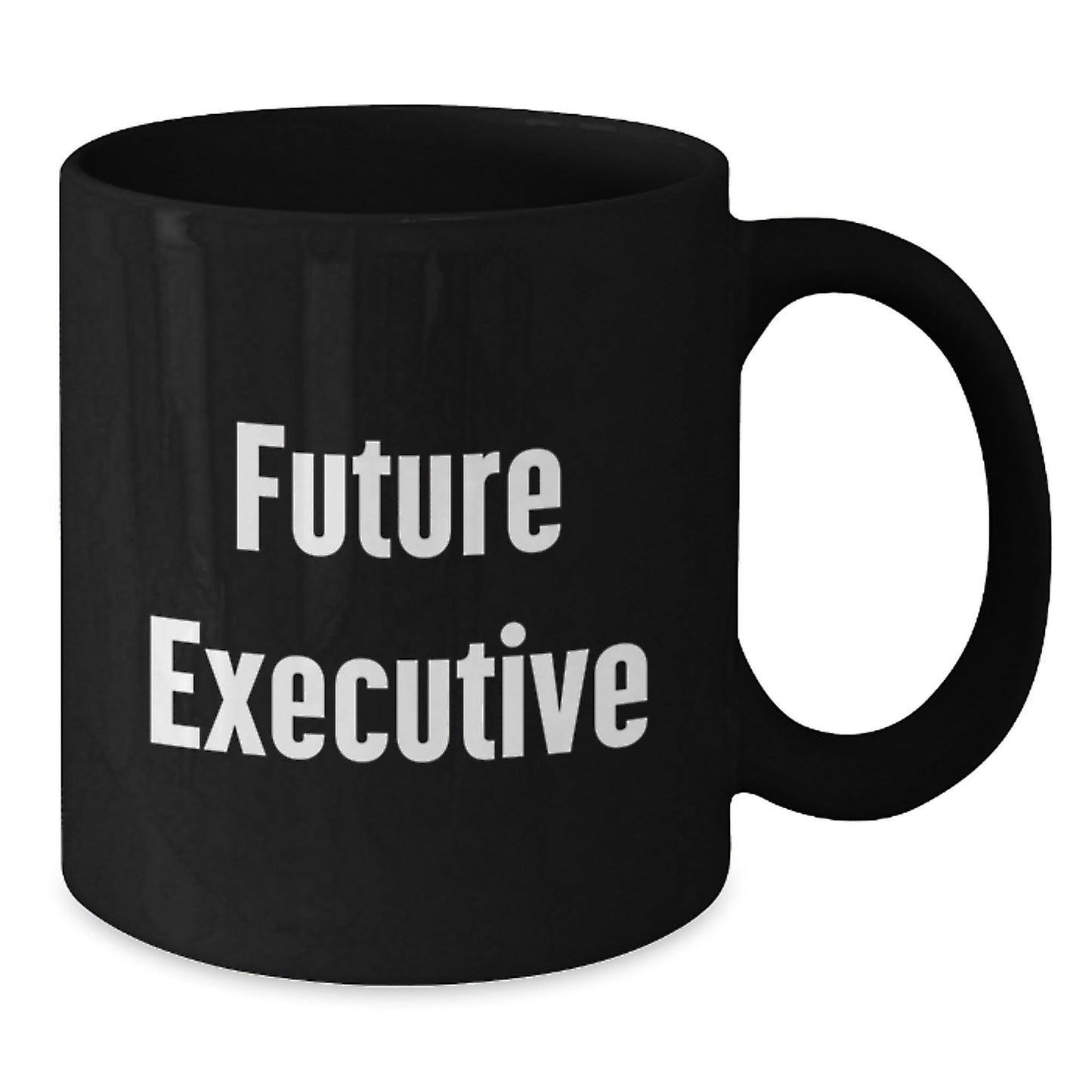 Funny Gifts for Future Executive Men from Family, Executive Black Coffee Mug with Inspirational Quote, Black Coffee Mugs for Christmas Unique Gifts - The Buy Boom