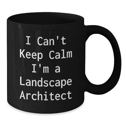 Funny Gifts for Landscape Architects - Unique I'm A Landscape Architect Black Coffee Mugs for Men Women Friends Family Coworkers - The Buy Boom