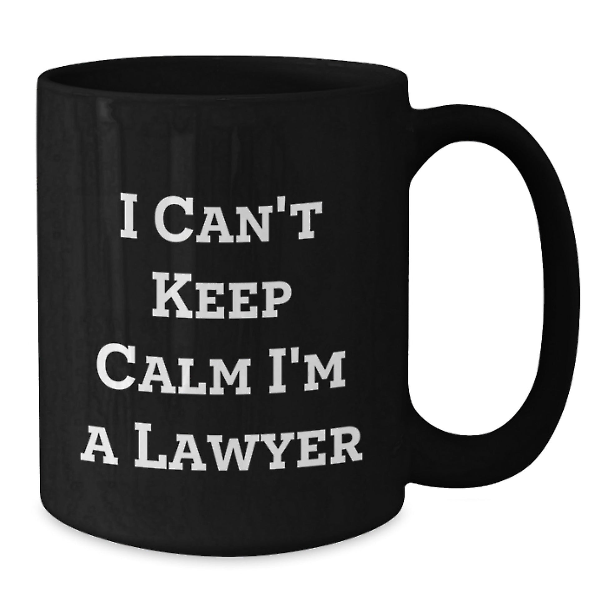 Funny Gifts for Lawyers - I Can't Keep Calm I'm A Lawyer Black Coffee Mugs - Lawyer Gifts from Friends and Family - Christmas Unique Mugs for Men and Women - The Buy Boom
