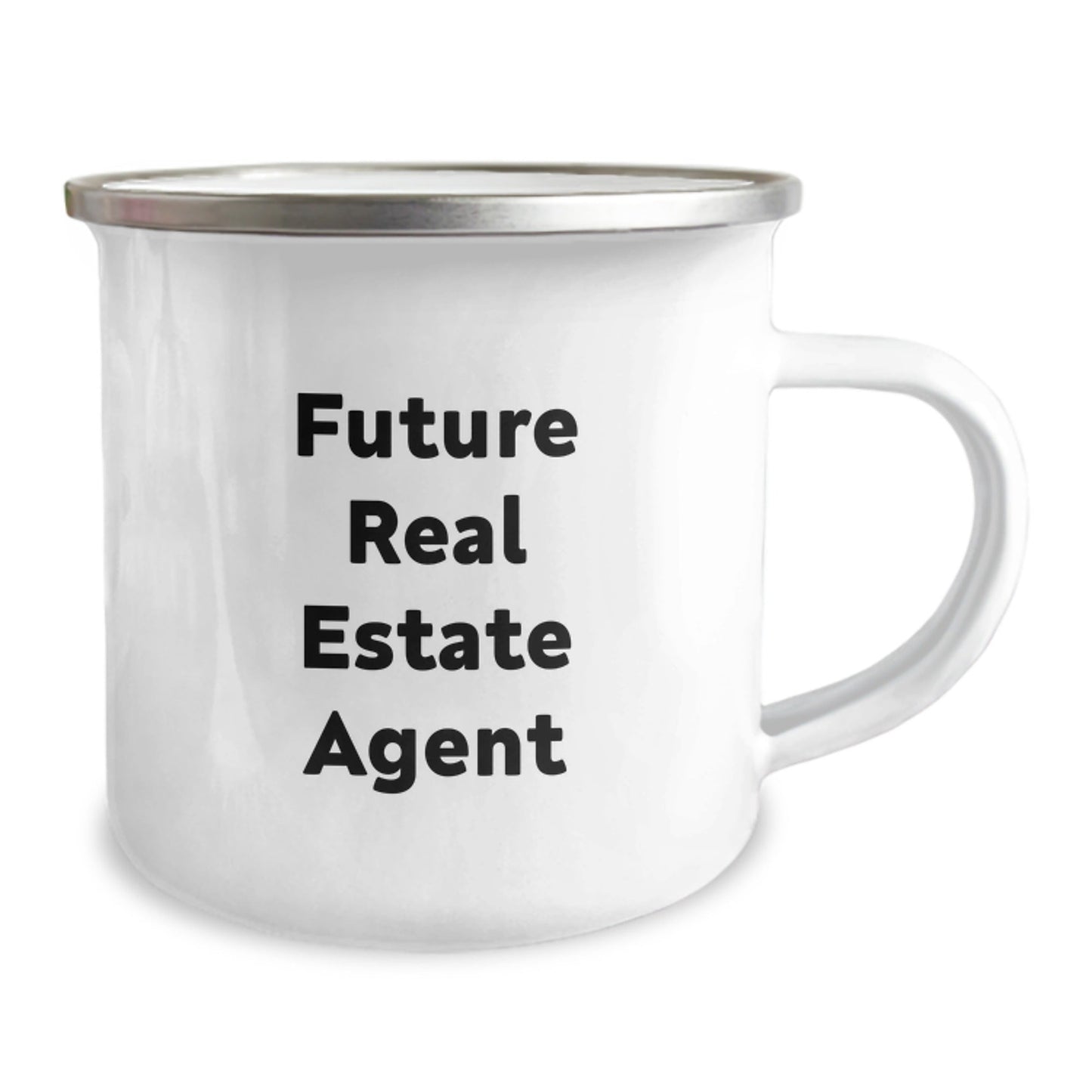 Funny Gifts for Real Estate Agent, Camping Mug for Men and Women, Inspirational Quote 'Future Real Estate Agent, Closing Deals is My Jam', Christmas Unique Gifts from Friends - The Buy Boom