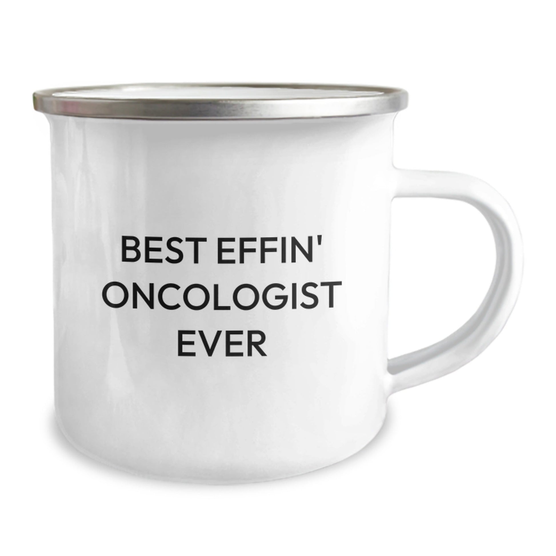 Funny Gifts for the Best Effin' Oncologist Ever, a Unique Camping Mug for Men, Women, Coworkers, Family, Friends - Oncologist Christmas Unique Gifts - The Buy Boom