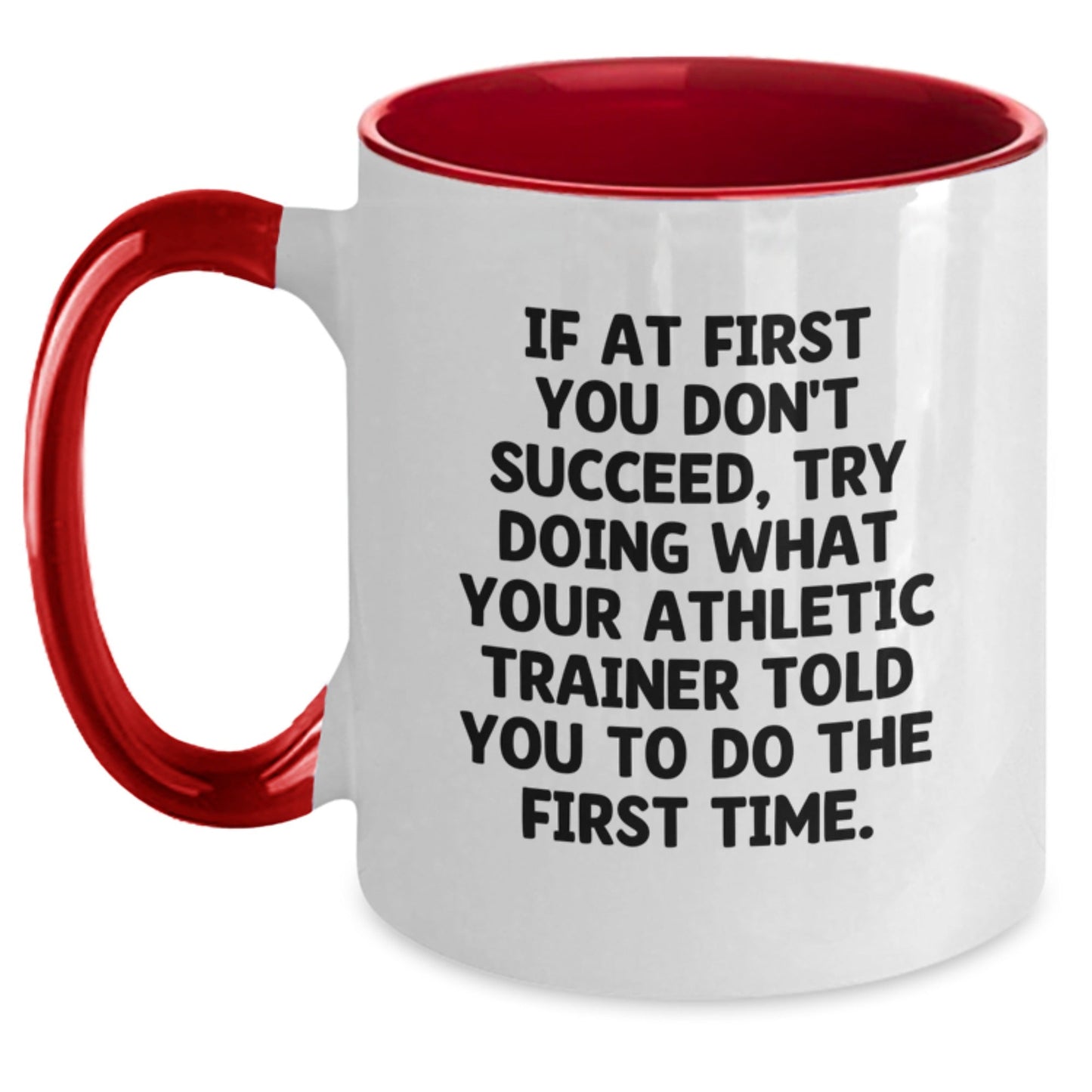 Funny Gifts from Athletic Trainer Lovers for Athletes - Two Tone Coffee Mug Inspirations - The Buy Boom