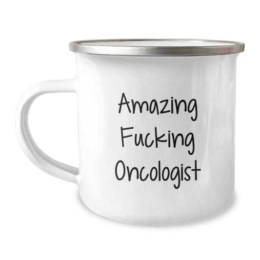 Funny Gifts from Friends and Family for Oncologist, Amazing F - king Oncologist Camping Mug, Christmas Unique Gifts for Oncologist - The Buy Boom