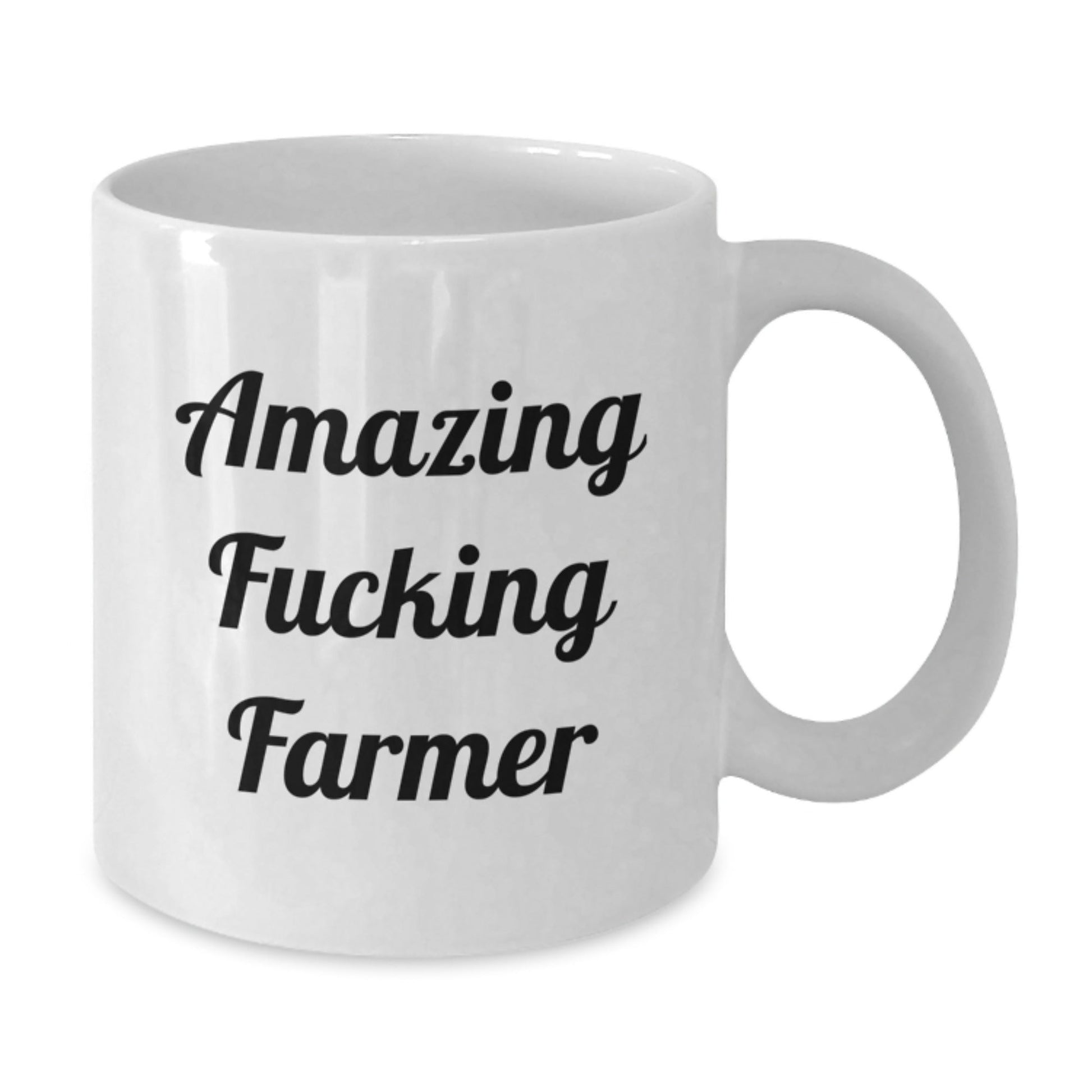 Funny Gifts from Friends for Farmer - Amazing F - king Farmer White Coffee Mug, Unique Christmas Unique Gifts for Men Women Friends Coworkers Family - The Buy Boom