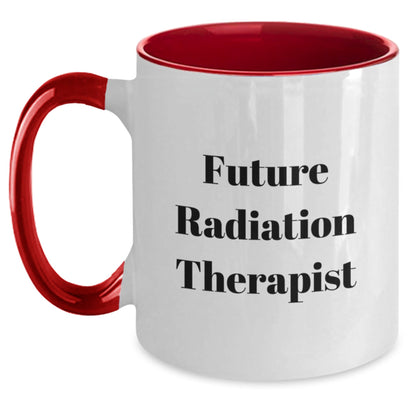Funny Gifts from Friends for Future Radiation Therapist Two Tone Coffee Mug - Christmas Unique Presents - The Buy Boom