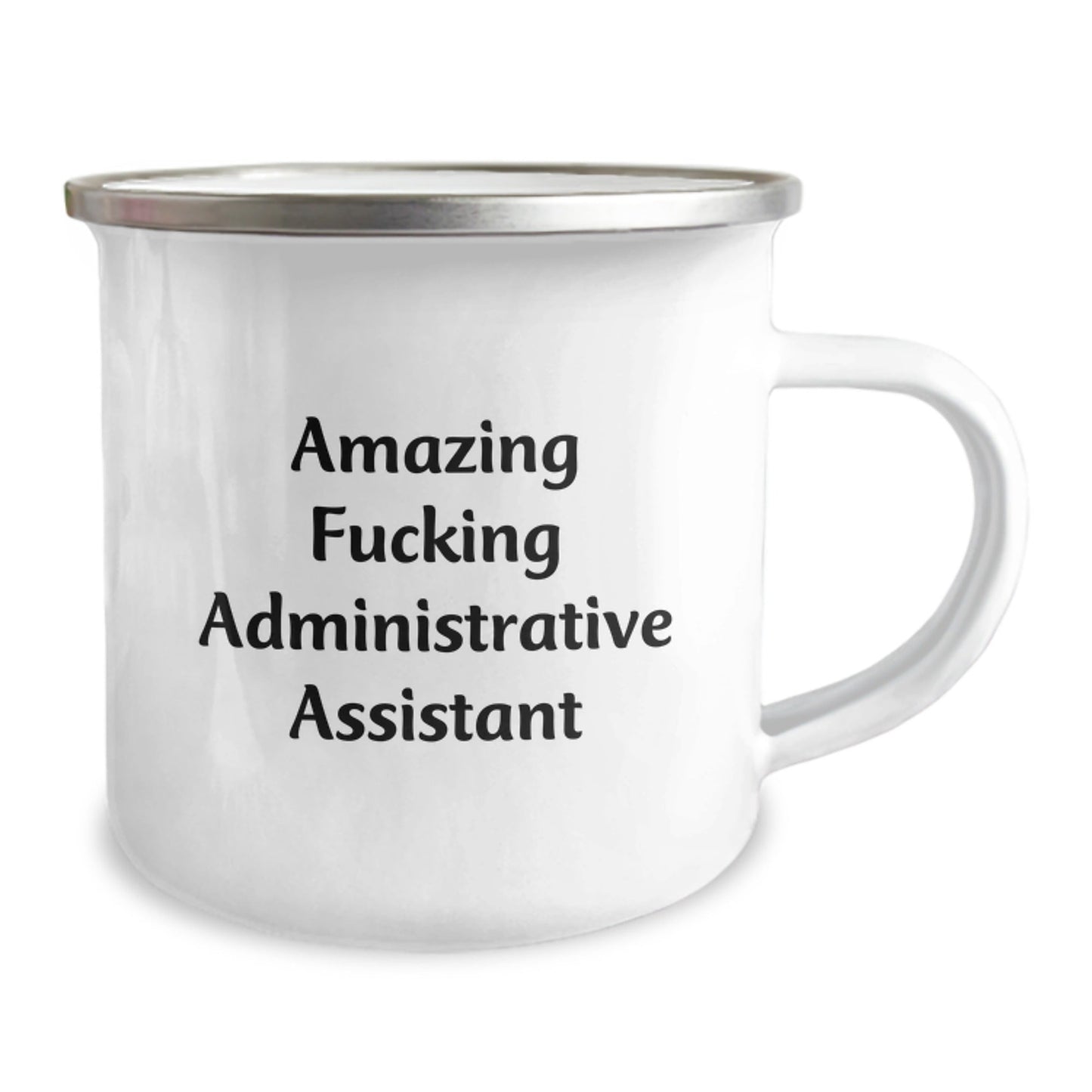 Funny Gifts from Friends to Amazing Administrative Assistant, Camping Mug for Birthday - The Buy Boom